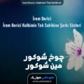عکس آهنگ چوخ شوکور مین شوکور از ایرم دریجی